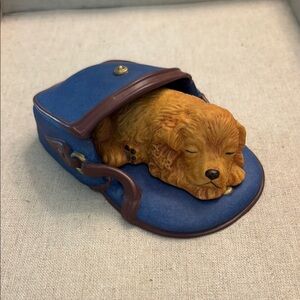 Princeton Gallery Cocker Spaniel Figurine “Purse Napper”,  1991 Playful Pups
